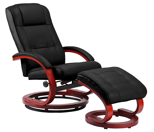 Elegante sillón relax con función de masaje en sus dos piezas