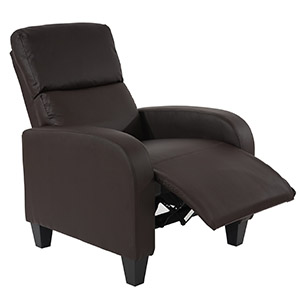 Confortable sillón relax en piel ADAMS, precio increíble