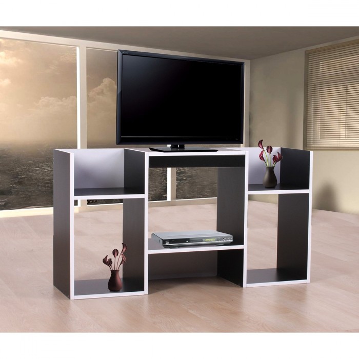 muebles modernos para tv con estantes