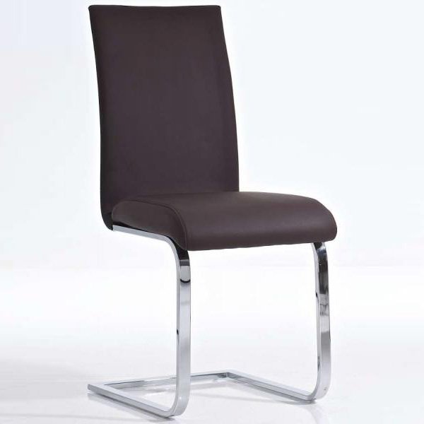 Silla de Comedor o Cocina C02, estructura metálica color marrón - Homy.es