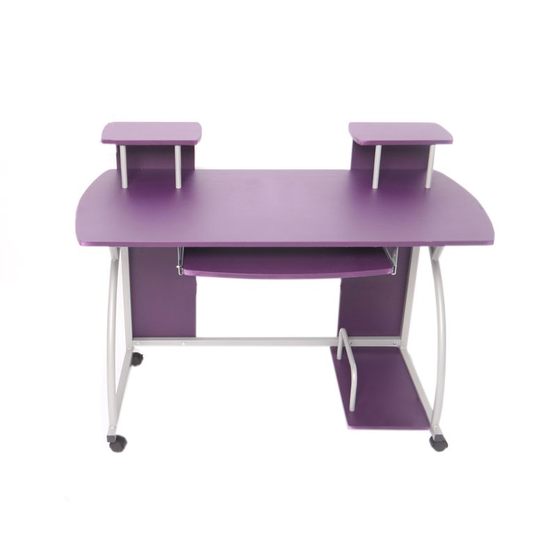 Escritorio Mesa de Ordernador OHIO, dimensiones 90x115x55cm, color morado
