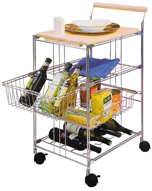 Carro metálico de Cocina - Homy.es