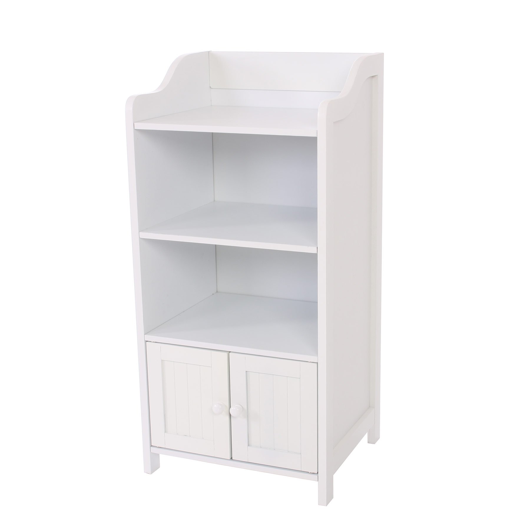 Mueble de Baño con estante y puerta, dimensiones 86x41cm, color blanco