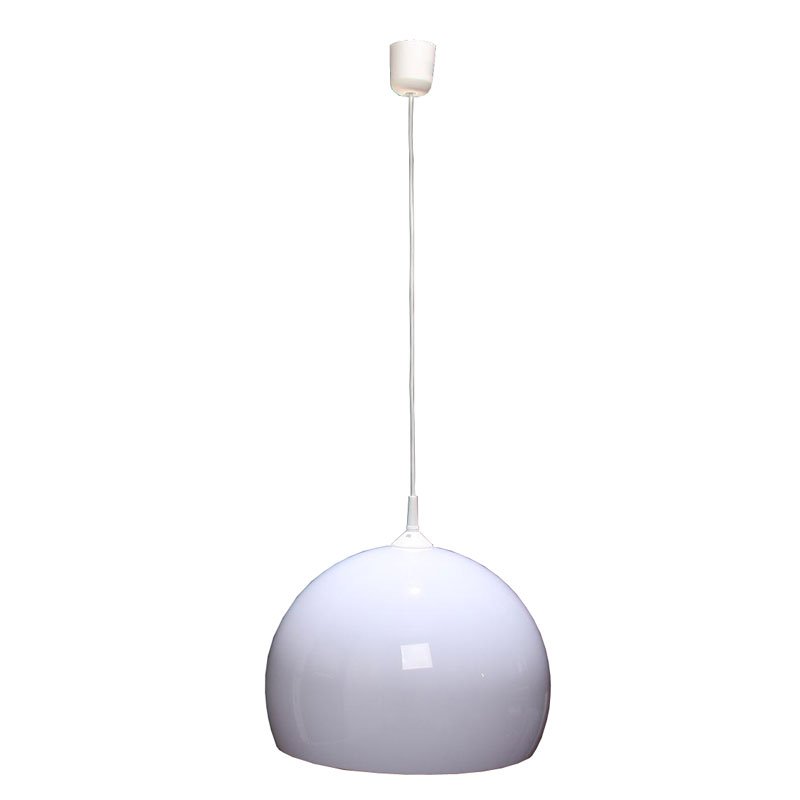 Lámpara colgante Salón o cocina, diámetro 40 cm, Moderna y única, color blanco