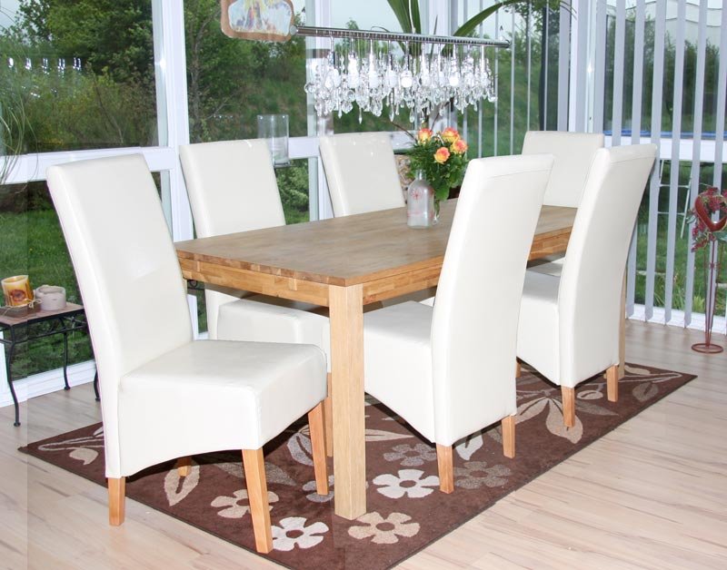 Beige 6yfybv7g Siena Comedor 6 Ii Lote Piel Sillas En Homy Es De thdQxsBCr