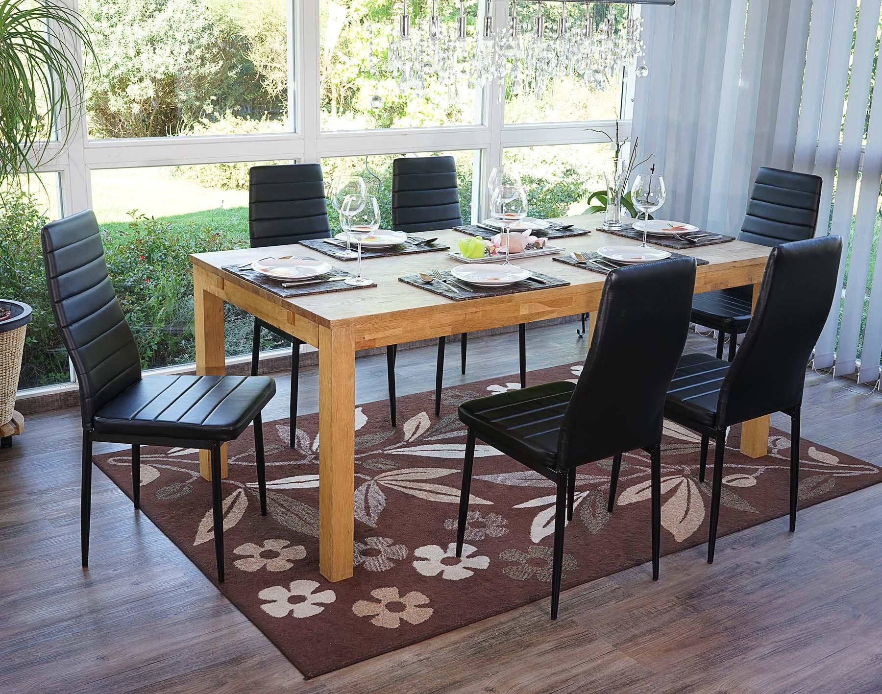 Lote 6 sillas de comedor o cocina CALISA, gran diseño con patas ... Lote 6 sillas de comedor o cocina CALISA, gran diseño con patas ...