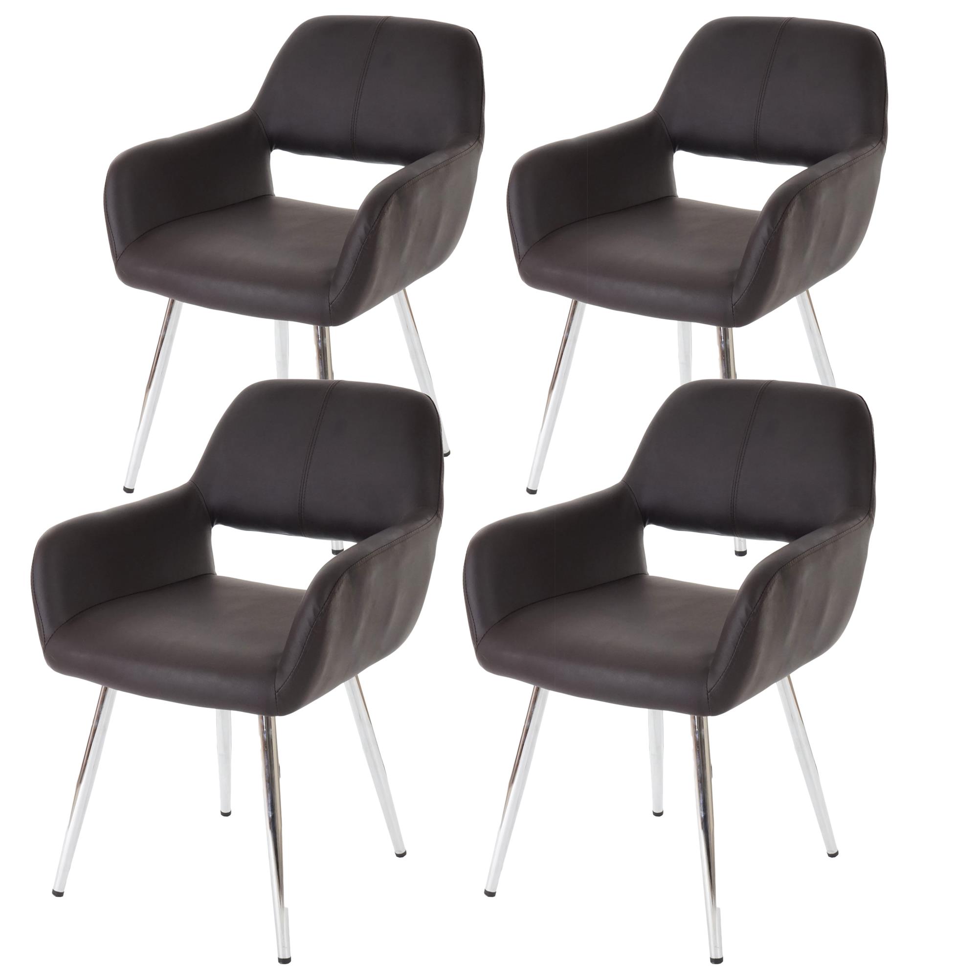 Lote 4 sillas de comedor o cocina CALISA, gran diseño con patas