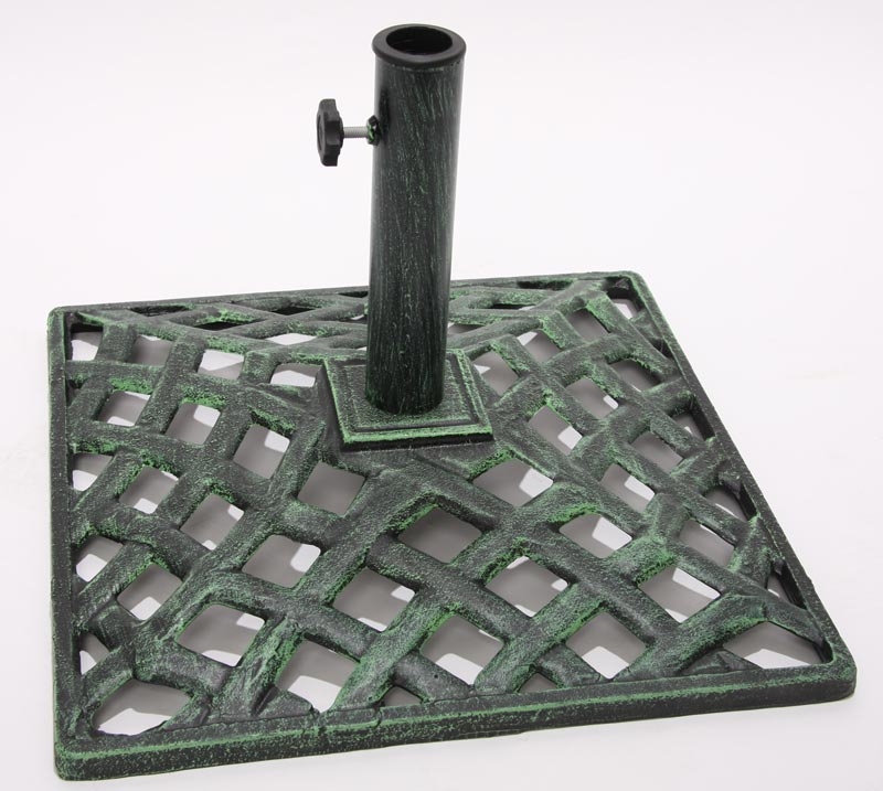 Paragüero en hierro fundido dimensiones 50x50x35cm, color verde - Homy.es