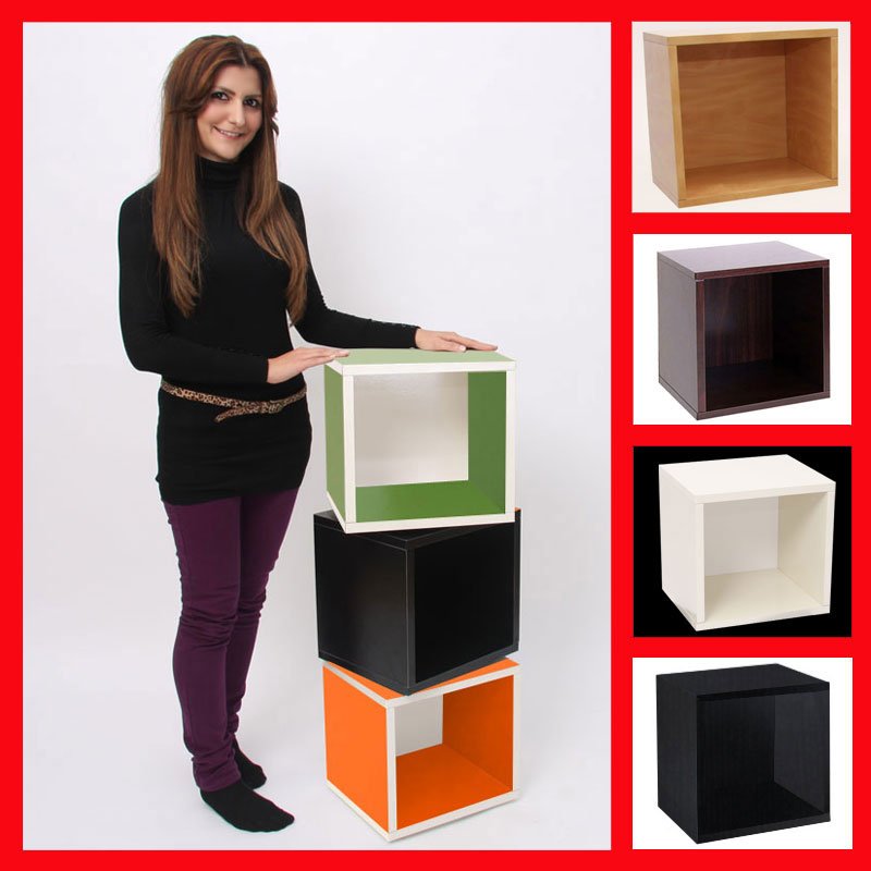 Estanteria de cubo modular M73 blanca, 40x34x29 cm - Homy.es