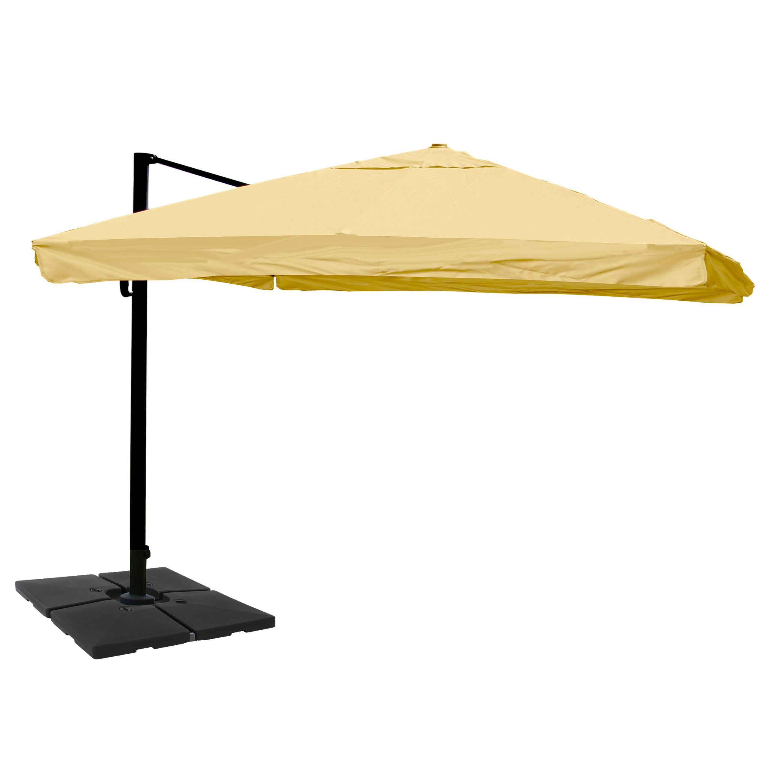 Sombrilla / Parasol APOLO CON SOPORTE Y GIRATORIA, de 3 x 4 metros, en