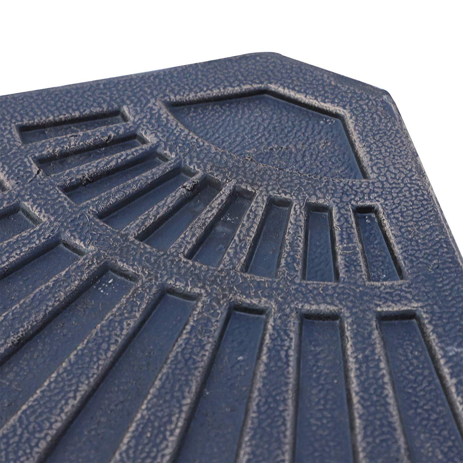 Lote de 2 Soportes para Sombrilla FLOKI color Bronce - Homy.es