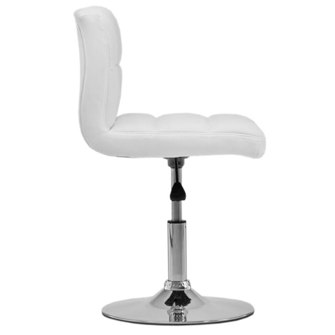 Taburete - Silla C40 metálica, cuero color burdeos - Homy.es