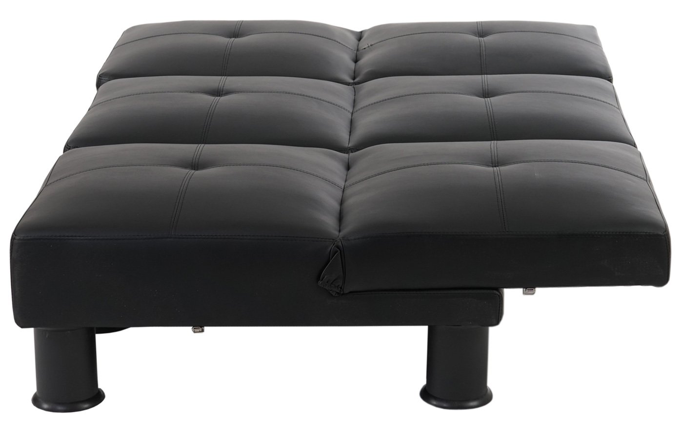 Lote 3 modulos Sofa Cama MELBOURNE II en Piel color negro Homy.es