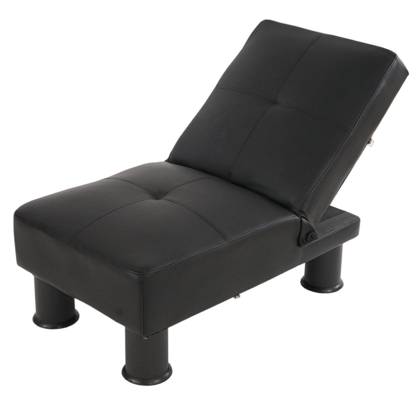 Sofa Cama modular MELBOURNE II, en Piel color negro Homy.es