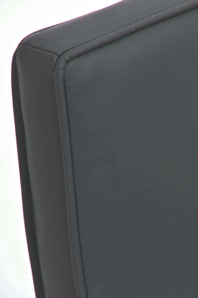 Taburete de Cocina EDU, altura ajustable, asiento y respaldo acolchados