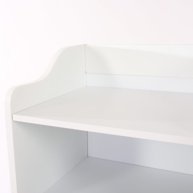 DEMO# Mueble de Baño con estante y puerta, dimensiones 86x41cm, color
