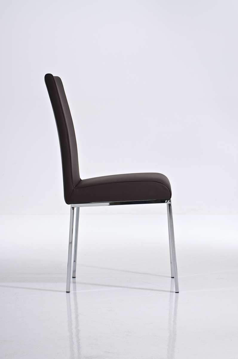 Silla de comedor o cocina C08 en polipiel crema - Homy.es