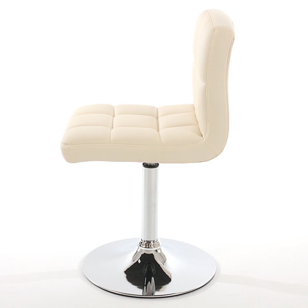 Conjunto de 6 sillas de Cocina GENOVA, Giratorias Crema - Homy.es