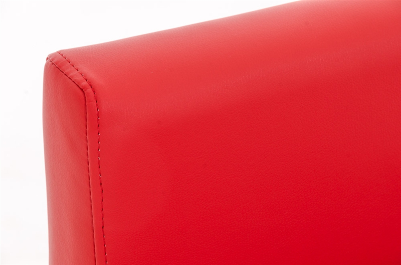 2x bar silla taburetes de bar n25 cuero rojo 102x44x37 cm