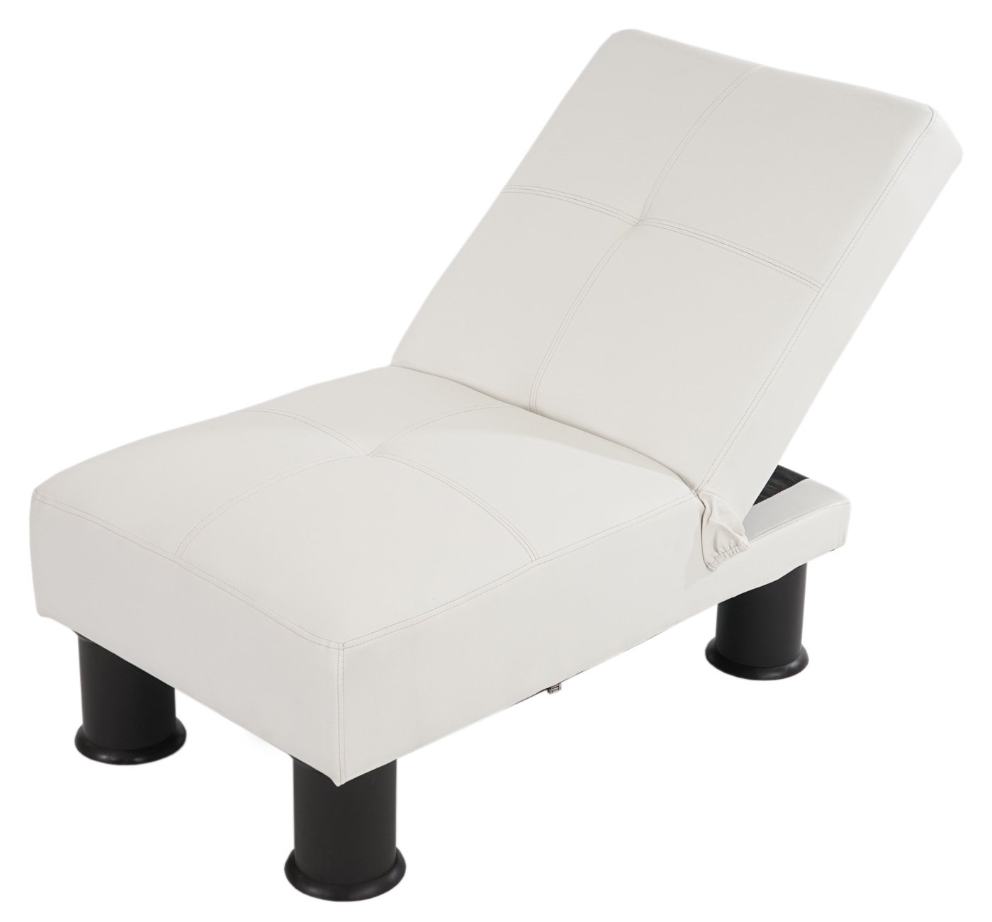 Sofa Cama modular MELBOURNE II, en Piel color blanco Homy.es